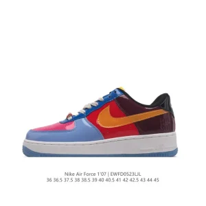 Nike Air Force 1 '07 Low White Leather Casual Sneakers