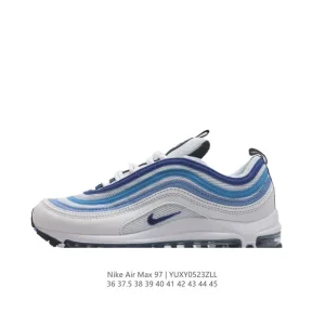 Nike Air Max 97 Low Top Running Shoes with Visible Air Cushion