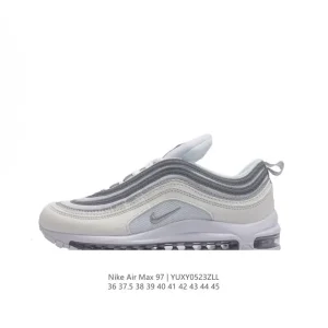 Nike Air Max 97 Low Top Running Shoes with Visible Air Cushion