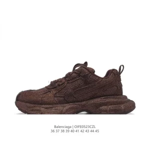 Balenciaga Runner Sneaker Full Diamond Low Top Retro Vintage Running Shoes