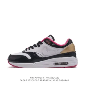 Nike Air Max 1 Prm Vintage Cushion Retro Running Shoes for Men and Women