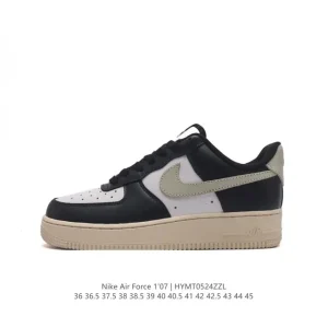 Nike Air Force 1 '07 Low White Leather Casual Sneakers