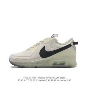 Nike Air Max Terrascape 90 Vintage Running Shoes with Grind Rubber and Cushioning