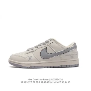 Nike SB Dunk Low Pro LV Collaboration Vintage Skateboarding Shoes