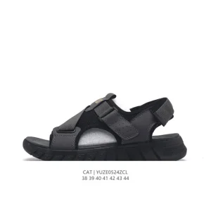 Cat Men's Hiking Sandals with Premium Leather and TPU Sole