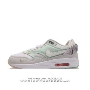 Nike Air Max 1 Prm Vintage Running Shoes for Men and Women