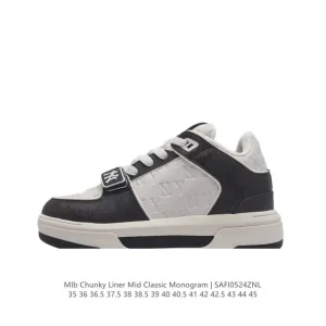 MLB Chunky Liner Mid Retro Street Unisex Sneakers with Reflective Details
