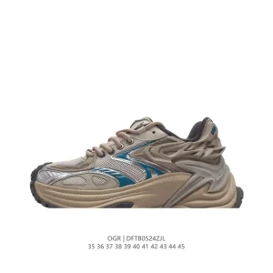 Ogr Future Retro Dad Shoes with Reflective Strips