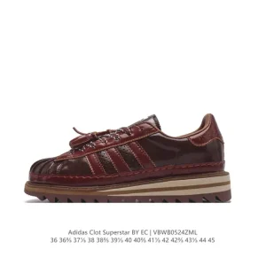 Adidas Clot Superstar Shark Tassel Thick Sole Limited Edition Sneakers