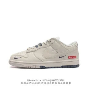 Nike Air Force 1 07 Low White Leather Sneakers