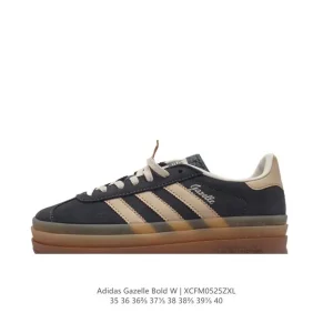 Adidas Gazelle Bold Retro Thick Sole Sneakers Vintage Style