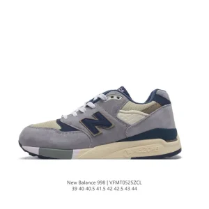 New Balance 998 US Made Classic Retro Running Shoe Grey