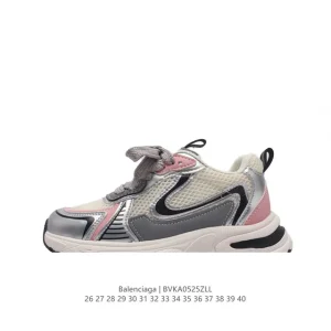 Balenciaga Kids Shoes: Trendy Low-Top Sneakers with Thick Sole