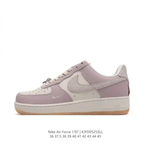 Nike Air Force 1 '07 Low White Leather Casual Sneakers