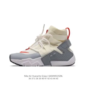 Nike Air Huarache Gripp Sail High Top Zipper Running Shoes