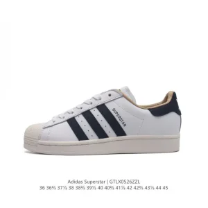 Adidas Superstar 82 Classic Shell Toe Leather Sneakers for Men and Women