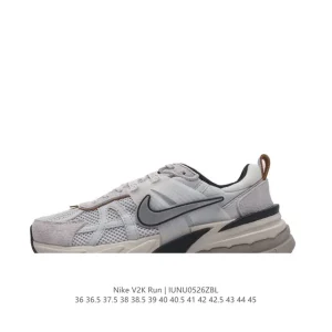 Nike V2K Run Retro Running Shoes - Vintage Style with Cushioning