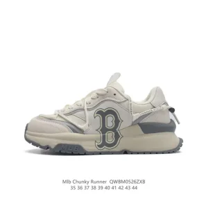 MLB Chunky Runner Liner Low-Top Chunky Sole Leather Sneakers 2023 New York Yankees