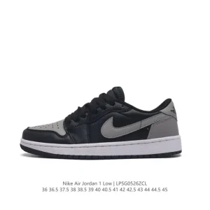 Jordan Air Jordan 1 Low Retro Leather Basketball Shoes for Men and Women