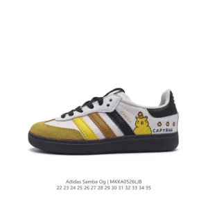 Adidas Samba Og Kids Shoes Classic Leather T-Toe Sneakers