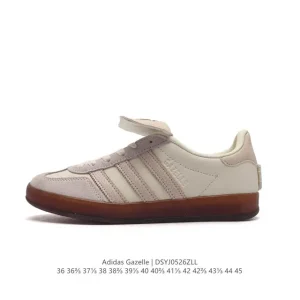 Adidas Gazelle Classic Leather Unisex Sneakers Vintage Style