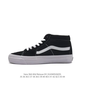 Vans Sk8-Mid Classic Canvas Skate Shoes for Men and Women