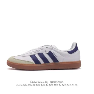 Adidas Samba OG Shoes Classic Leather White Sneakers for Men and Women