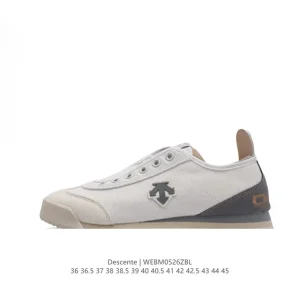 Descente Chron Retro Unisex Canvas Sneakers Vintage Style Casual Shoes