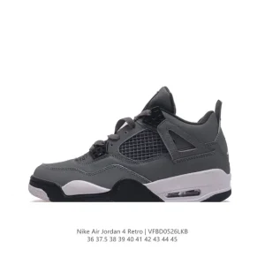Jordan Air 4 Retro OG Black Cement Men's Basketball Shoes