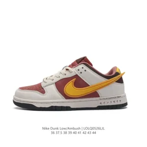 Nike Air Force 1 Ambush Low SP Leather Sneakers with Extended Swoosh