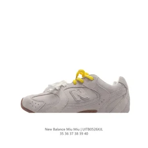 Miu Miu x New Balance 530 Sl Retro Suede Leather Running Shoes