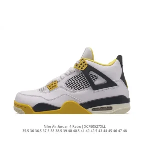 Jordan Air 4 Retro OG White Cement Men's Basketball Shoes