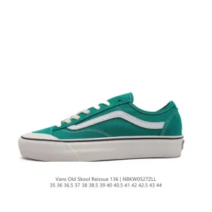 Vans OG Old Skool Low-Top Skate Shoe in Classic Black and White