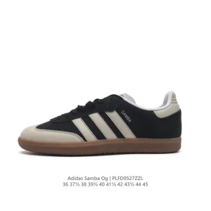 Adidas Samba OG Classic Sneakers White Leather T-Toe Shoes
