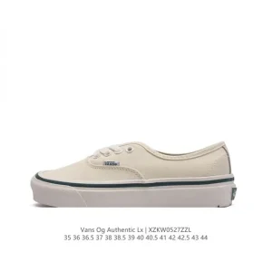 Vans Authentic Lx Low Top Canvas Vulcanized Casual Sneakers for Men and Women