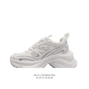 Golden Goose Dad-Star Classic White Leather Luxury Sneakers