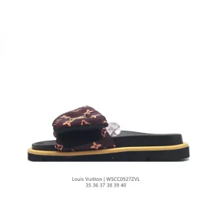 Louis Vuitton Slippers & Sandals Classic Monogram Beach Sandal