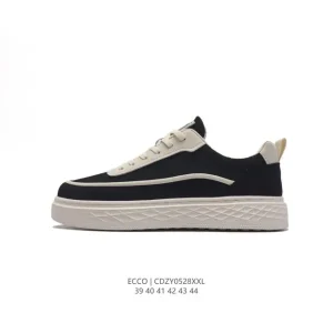 ECCO Men's Casual Sneakers with Thick Sole and Breathable Design