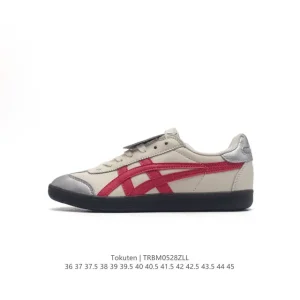 ASICS Tokuten Unisex Retro Running Shoe Leather Low-Top