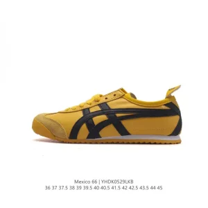 ASICS Onitsuka Tiger Mexico 66 Classic Leather Vintage Sneakers