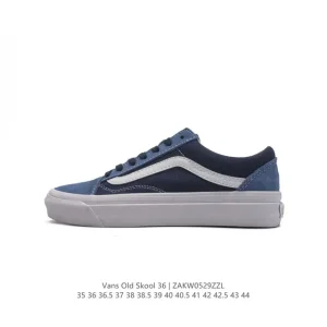 Vans OG Old Skool Low Top Skate Shoe in Classic Black and White