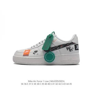 Nike Air Force 1 '07 Low White Leather Men's Women's Casual Sneakers