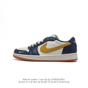 Nike Air Jordan 1 Low OG SP Military Blue Reverse Swoosh