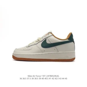 Nike Air Force 1 '07 Low White Leather Casual Sneakers