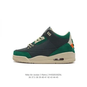 Jordan Air Jordan 3 Muslin Fz7974-300 Canvas Basketball Shoes