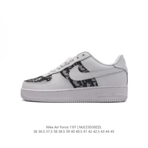 Nike Air Force 1 '07 Low White Leather Casual Sneakers for Men and Women