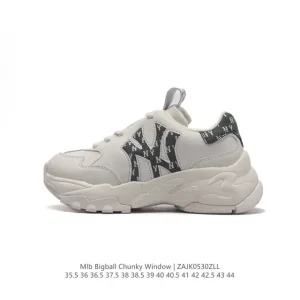 MLB Bigball Chunky Window Retro Vintage Chunky Platform New York Yankees Sneakers