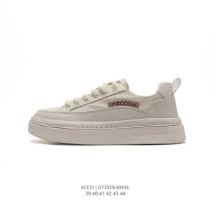 ECCO Men's Chunky Sole Sneakers Breathable Lightweight Casual Shoes