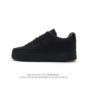 Nike Air Force 1 '07 Low White Leather Casual Sneakers