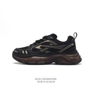 ECCO Men's Casual Sneakers with Air Cushion and Breathable Design